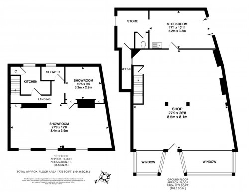 Floorplan for New Road, Chippenham, Wiltshire