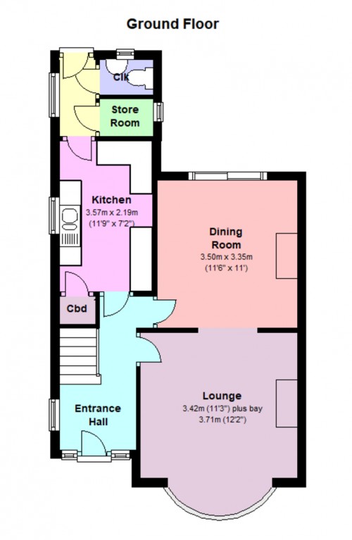 Floorplan for Bristol Road, Chippenham