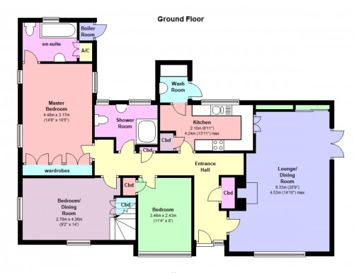 Floorplan for Church Lane, Chippenham