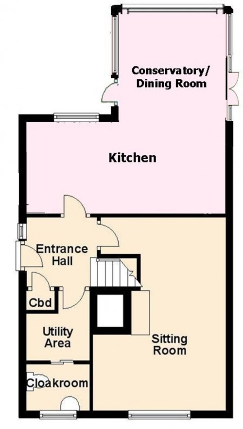 Floorplan for Hill Corner Road, Chippenham, Wiltshire