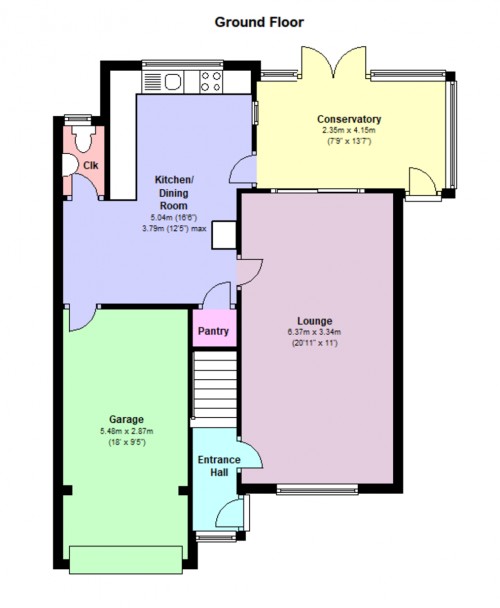 Floorplan for Boothmead, Chippenham