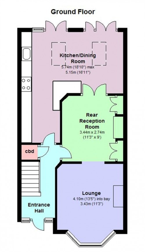 Floorplan for Lowden Avenue,CHIPPENHAM