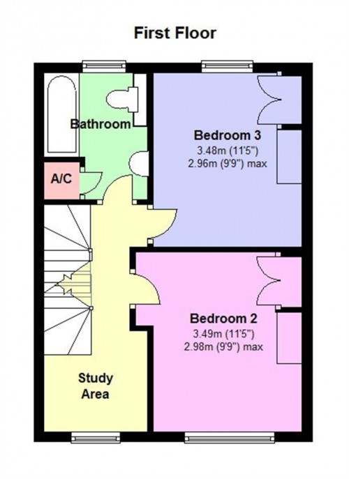 Floorplan for Lowden Avenue,CHIPPENHAM