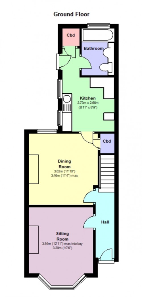 Floorplan for Malmesbury Road, Chippenham