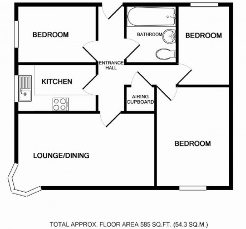 Floorplan for Queens Square, Chippenham